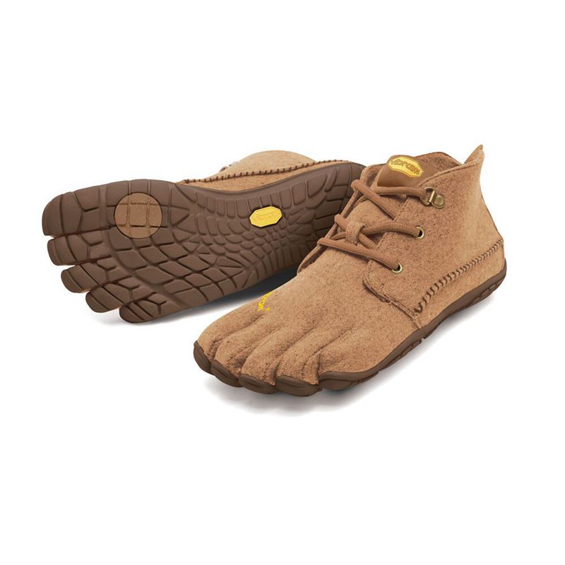 Vibram FiveFingers CVT-Wool Férfi Túracipő - Barna NXTK403